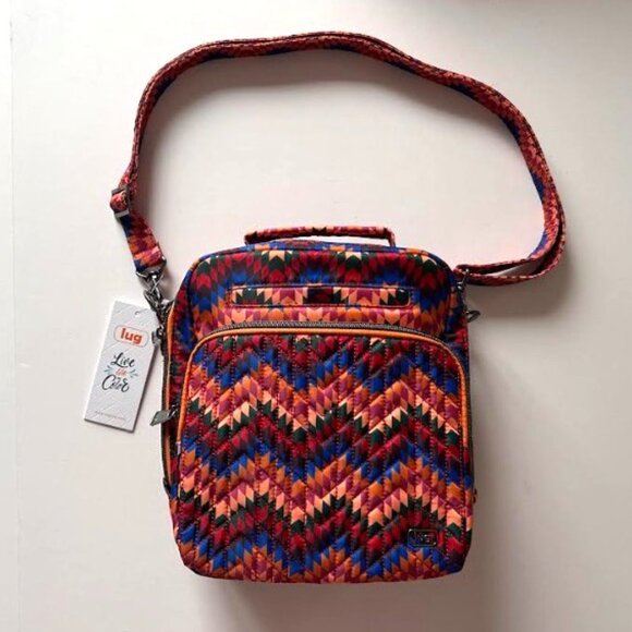 Lug Guild Collection Classic Ranger 2 Crossbody Bag Bargello Mountains Multi - Picture 8 of 13